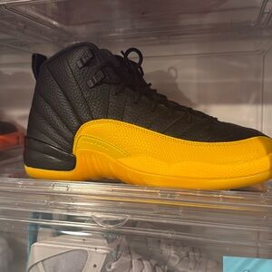 JORDAN 12 RETRO BLACK UNIVERSITY GOLD